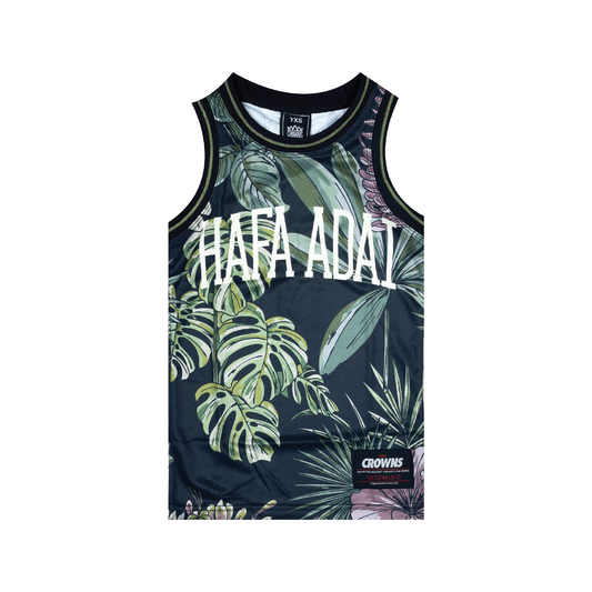 Hafa Adai Kid's Mesh Jersey Tank - Tropical Ginger Shell