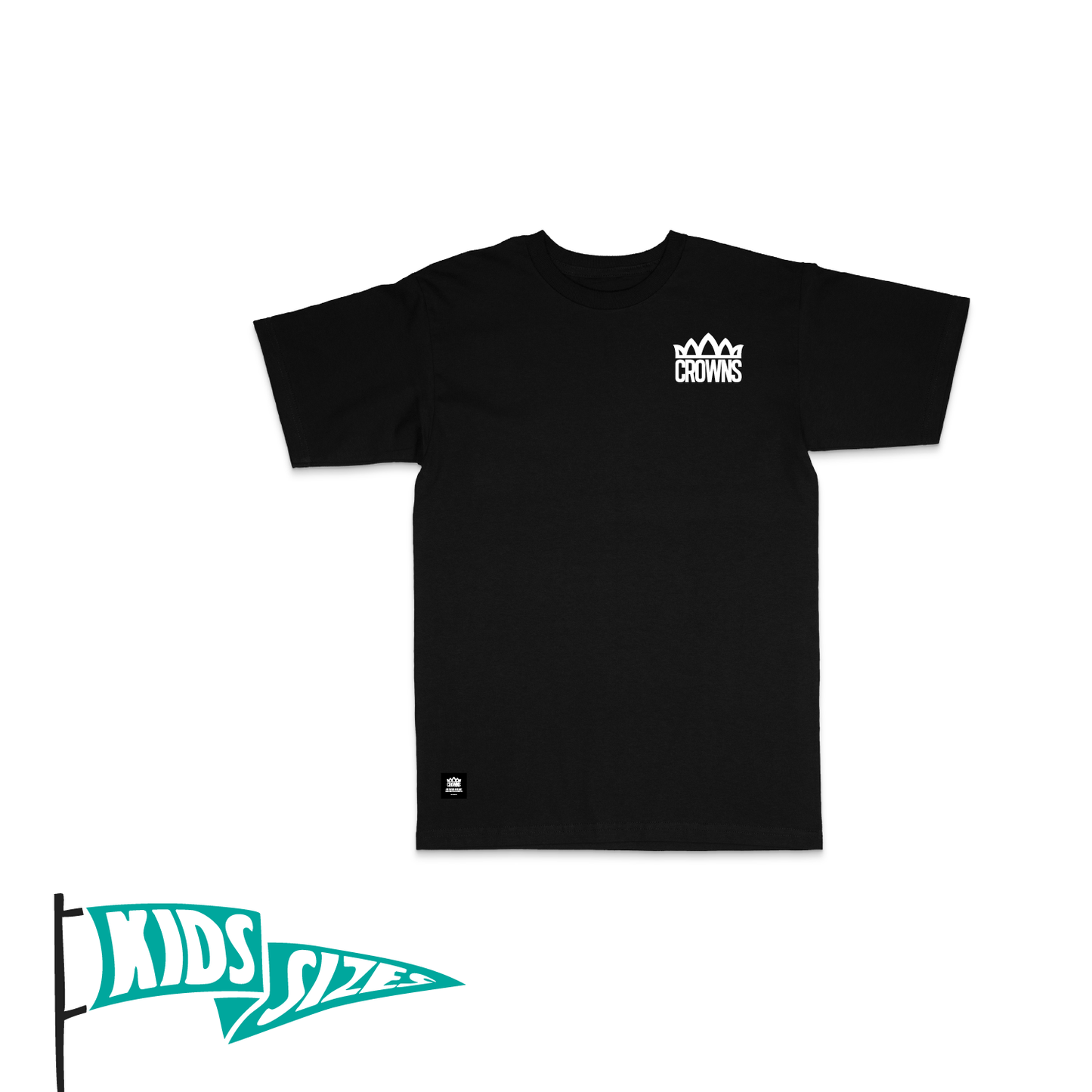 Standard Logo Youth Tee - Black on White