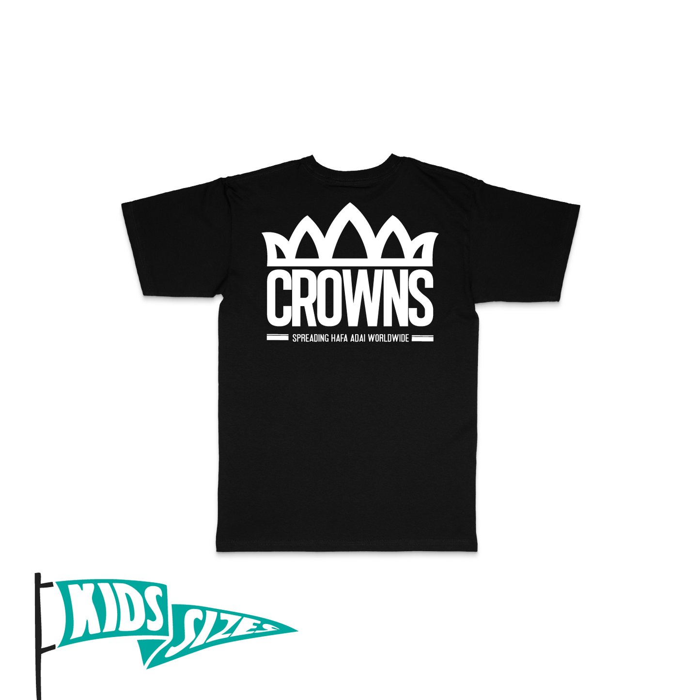 Standard Logo Youth Tee - Black on White