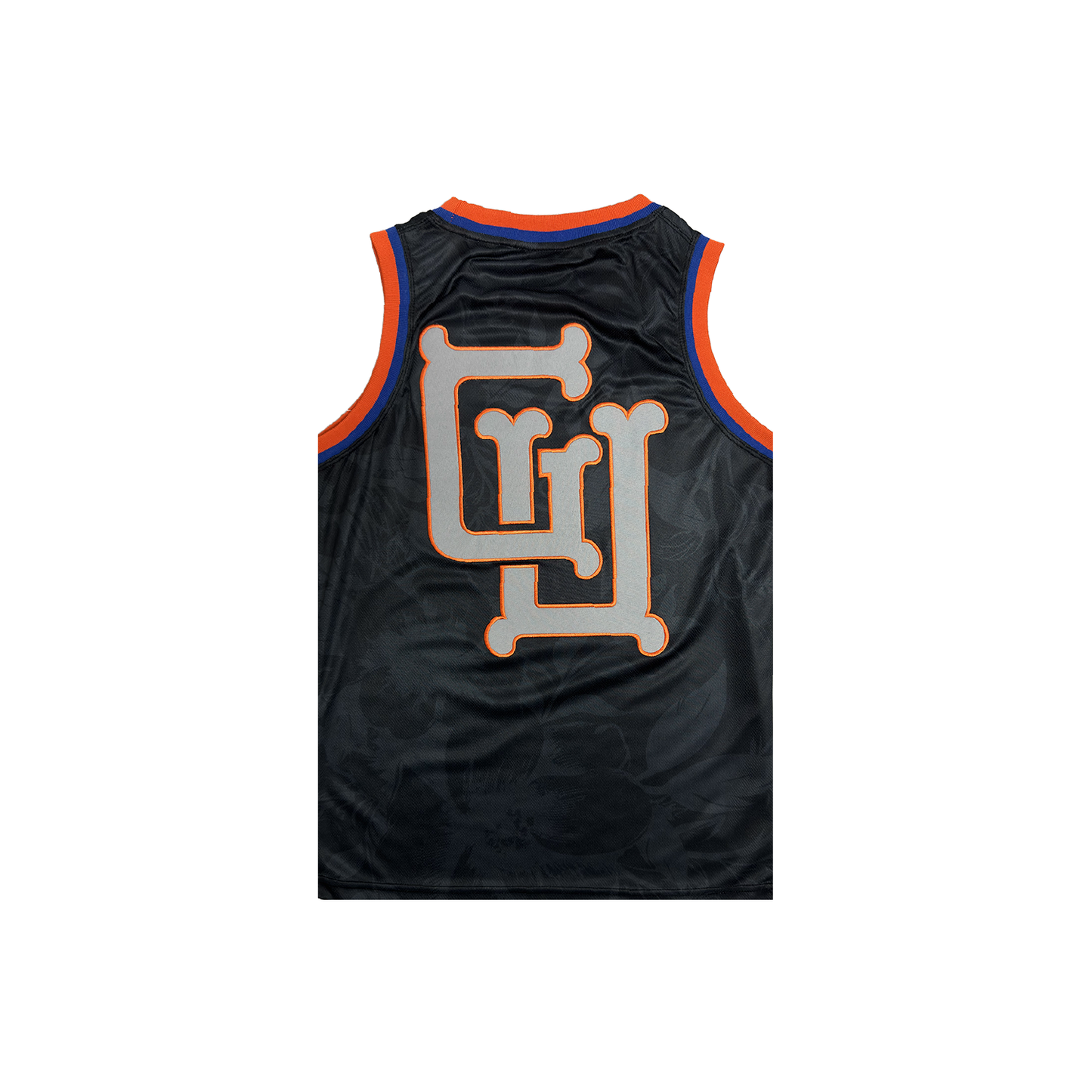 Hafa Adai Jersey Tank -  Crowns Finals Black w/ Orange & Royal