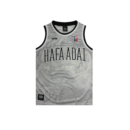 Hafa Adai Jersey Tank -  Crowns Finals Silver w/ Black
