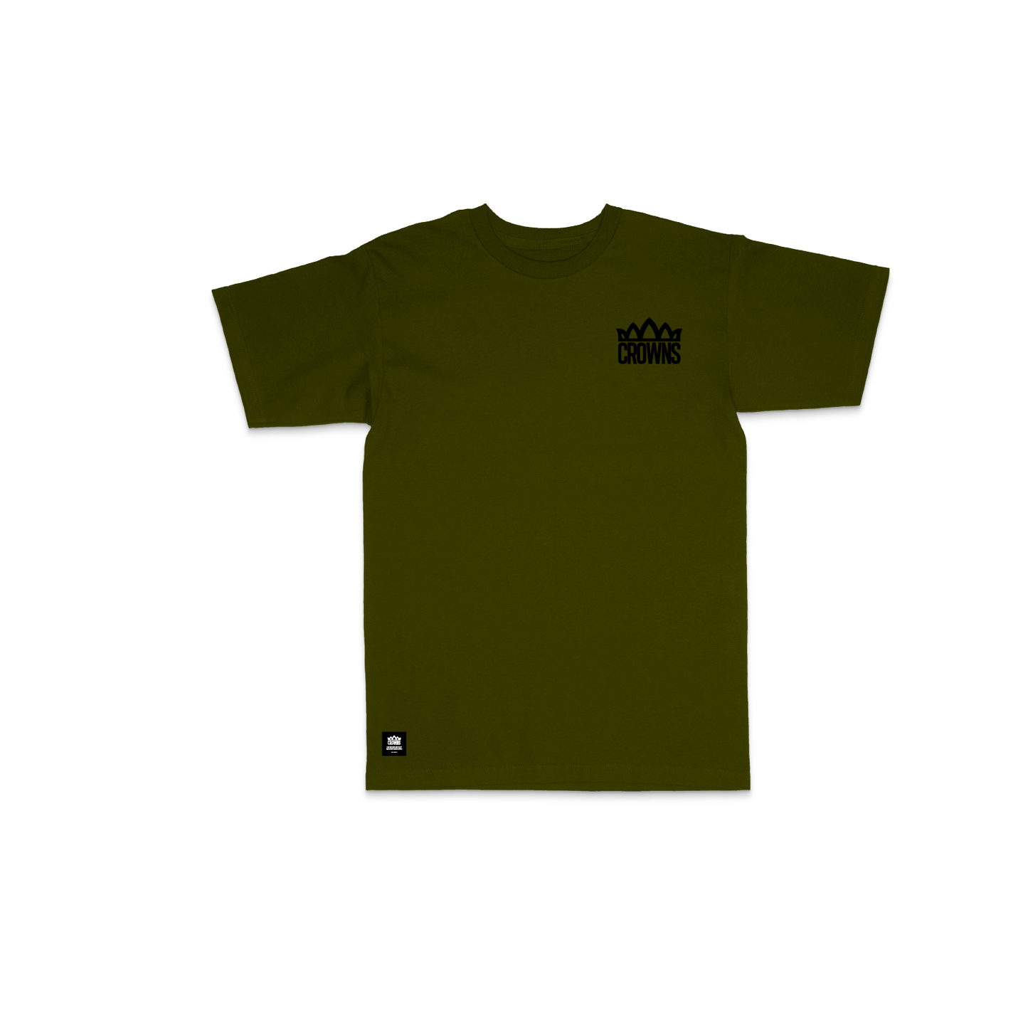Standard Logo Tee - Olive w/ Black