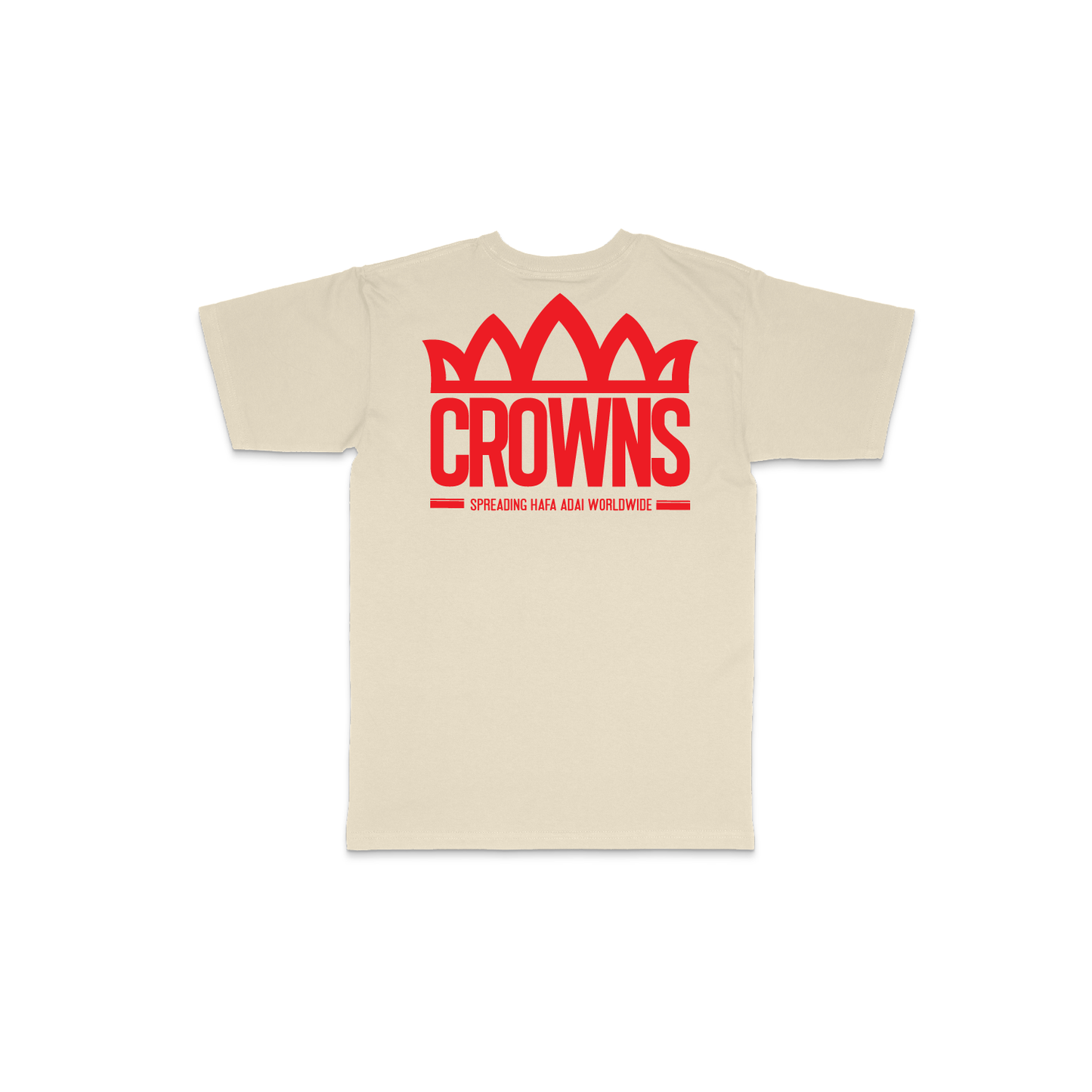 Standard Logo Tee - Red on Cream