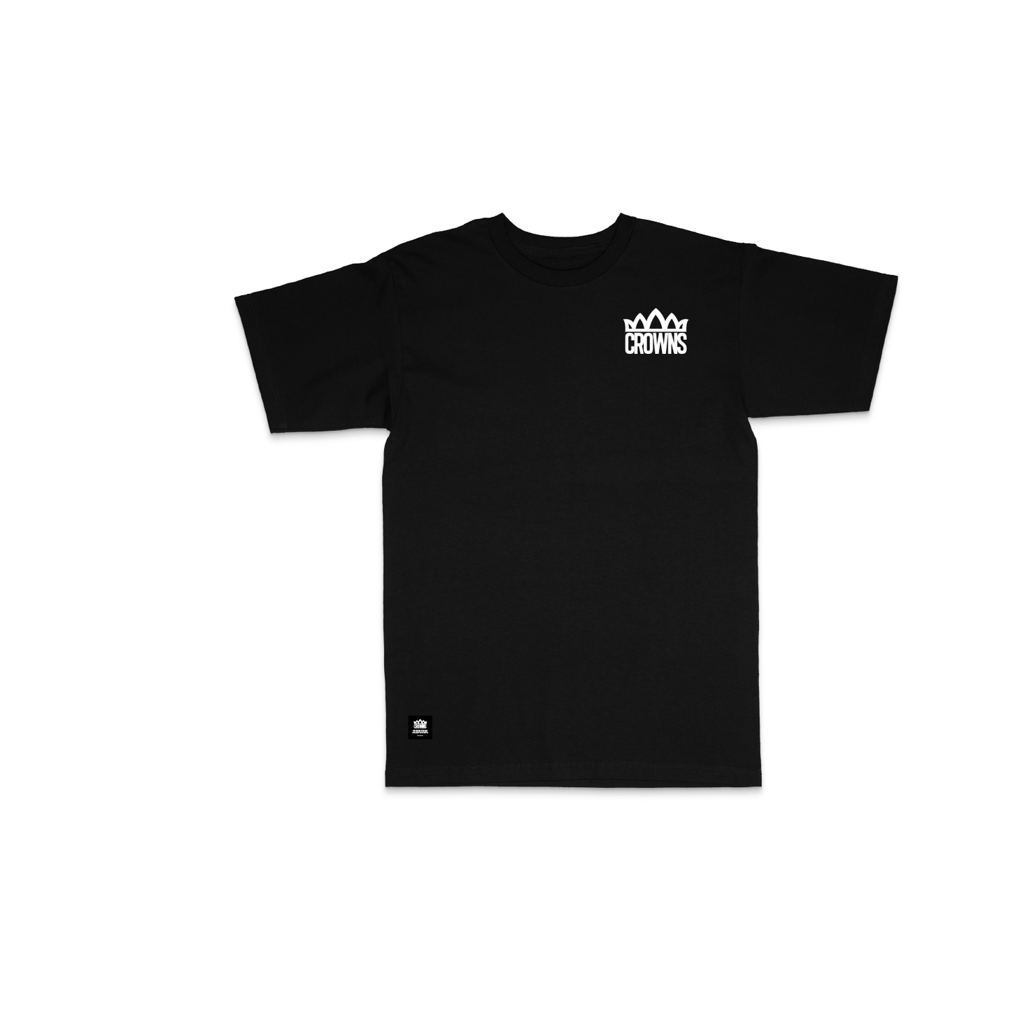 Standard Logo Tee - White on Black