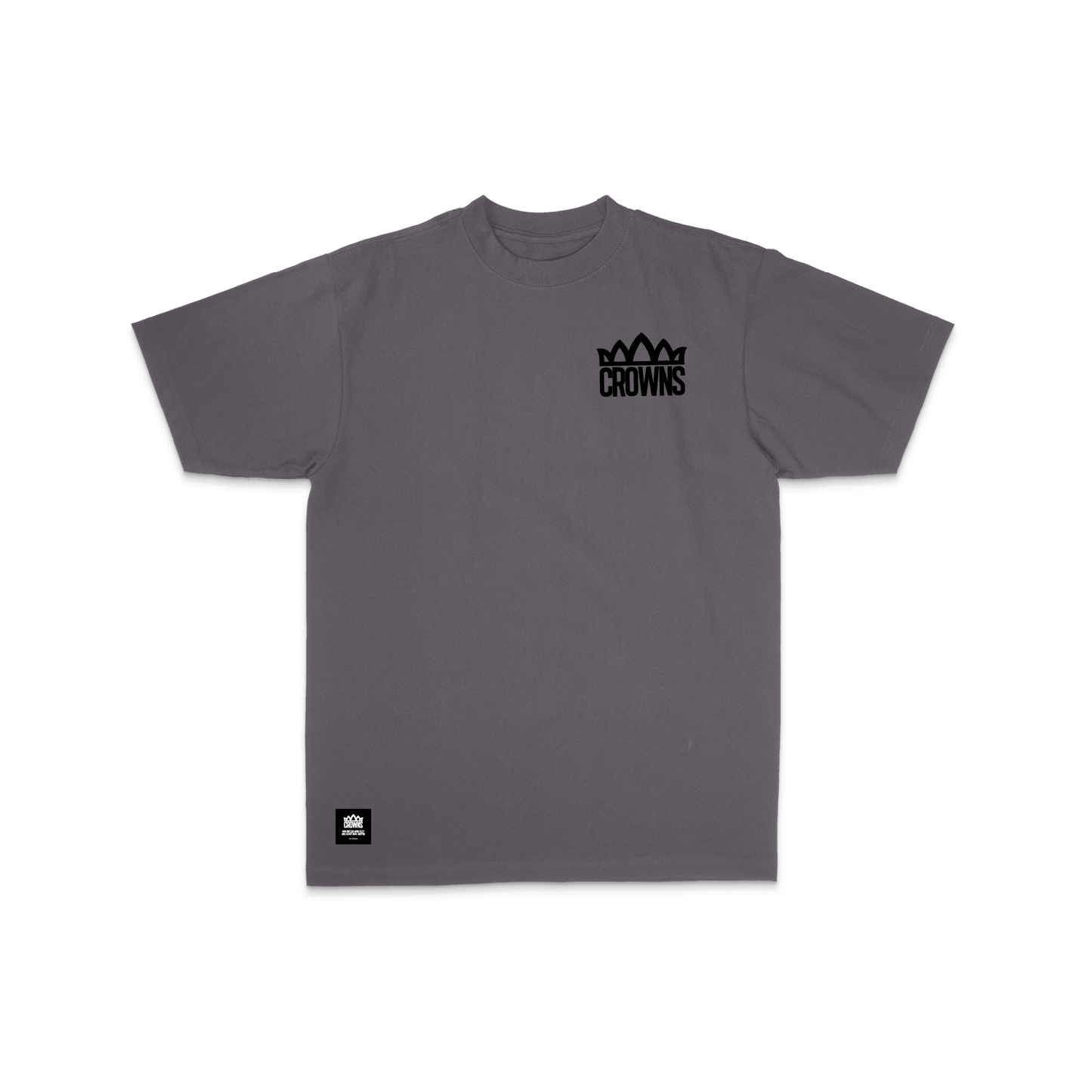 Standard Logo Tee - Asphalt w/ Black