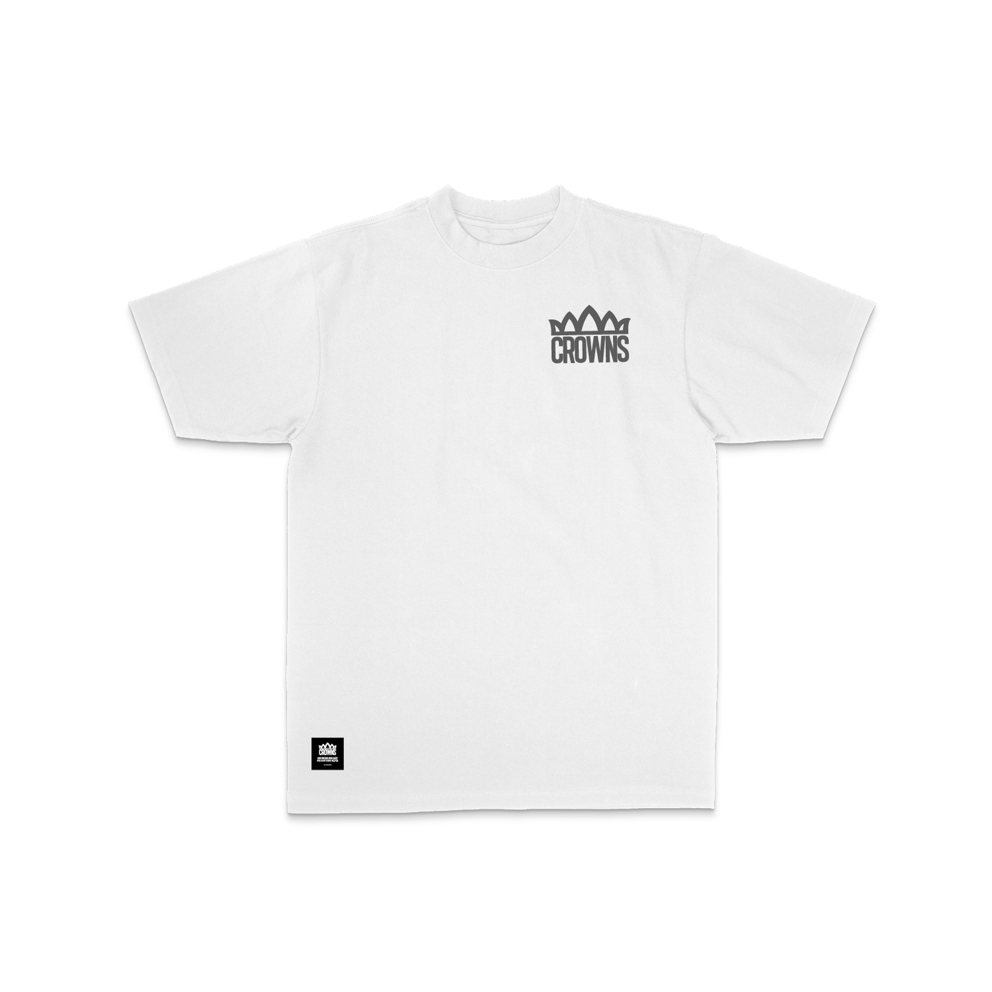 Standard Logo Tee - White w/ 3M Reflective