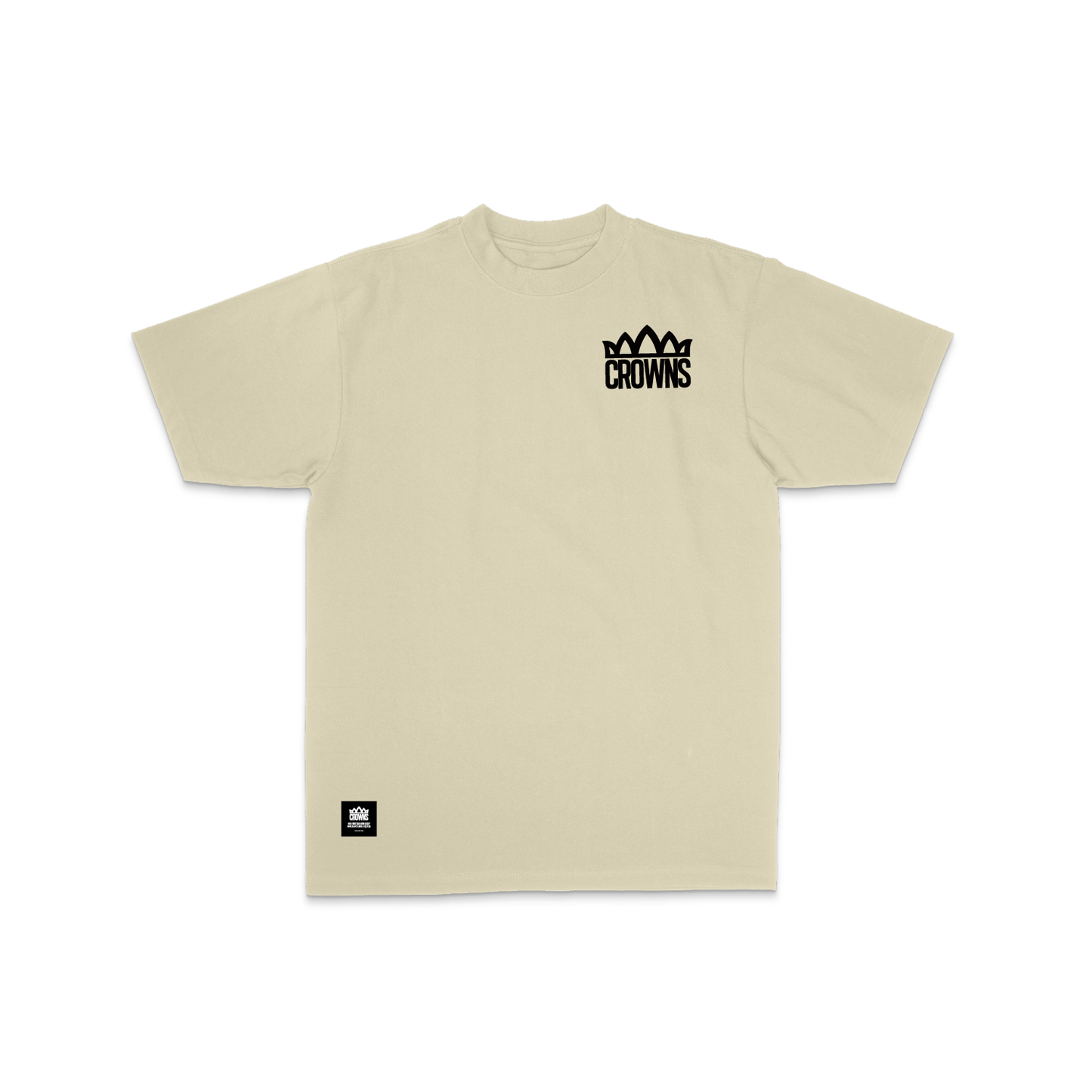 Standard Logo Tee - Cream w/ Black