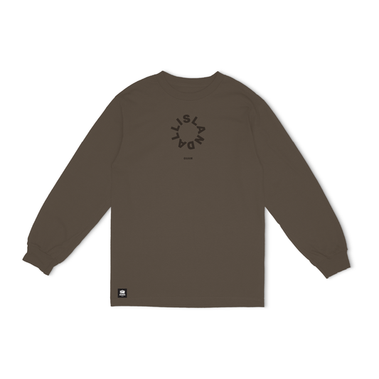 All Island Logo L/S Tee - Mocha