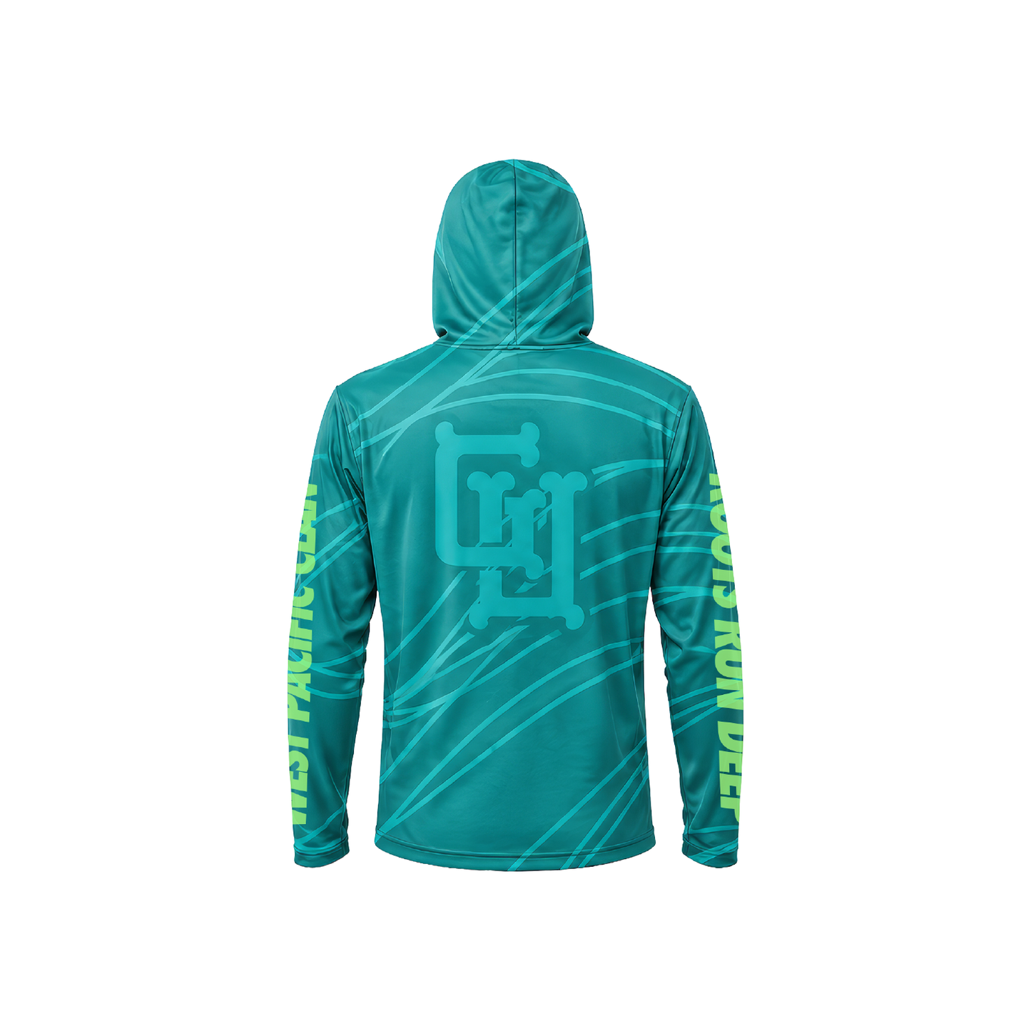 City Roots L/S Drifit Hoodie - Tiffany Blue