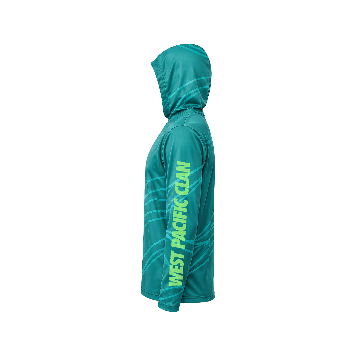 City Roots L/S Drifit Hoodie - Tiffany Blue
