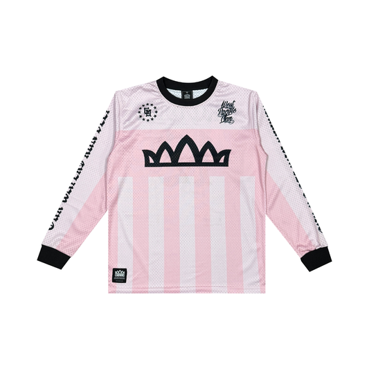 Inter Miami Mesh FC Long-sleeve Soccer Jersey - Pink