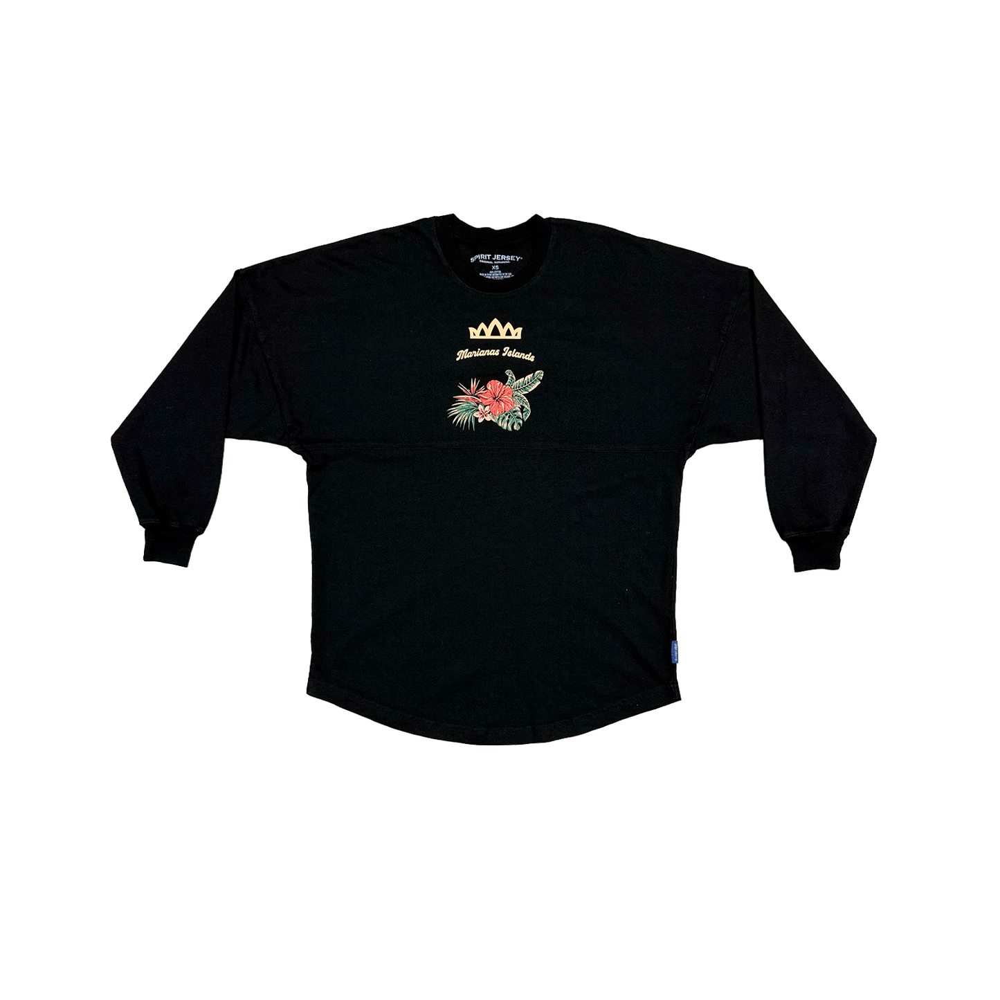 Islas Marianas Spirit Jersey - Black w/ Puff Print