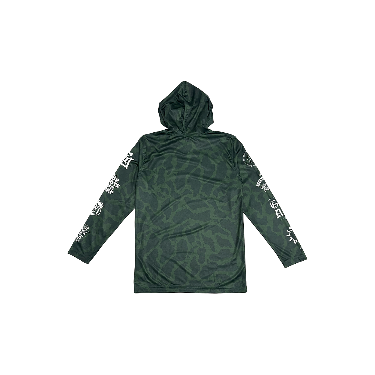 Standard Logo Drifit L/S Hoodie - Marianas Camo (Hunter Green)