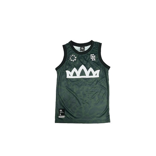 Standard Logo Jersey Tank - Marianas Camo (Hunter Green)