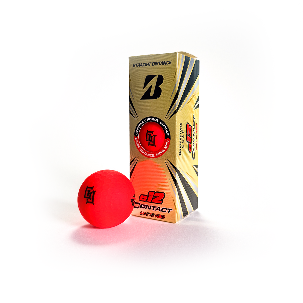 Standard Logo Golf Balls - Matte Red