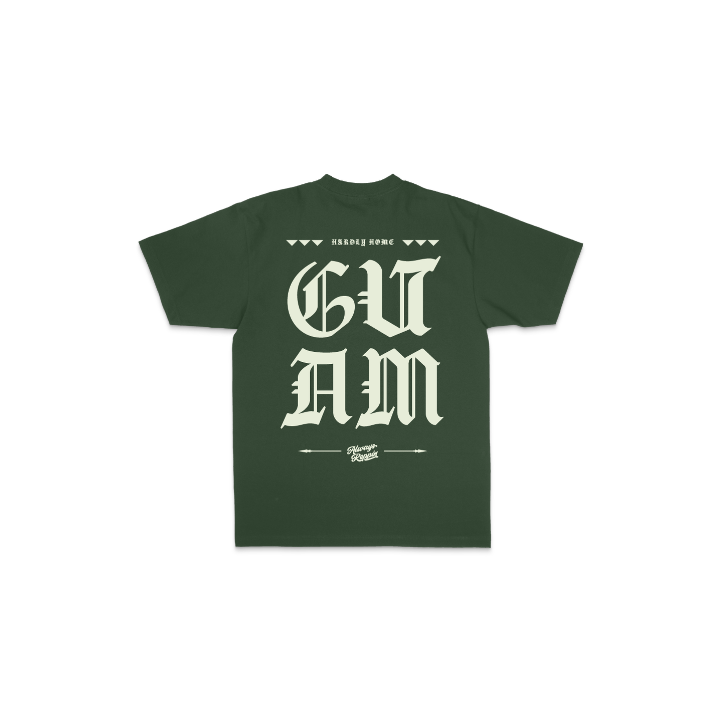 Hardly Home Banner S/S Tee - Moss