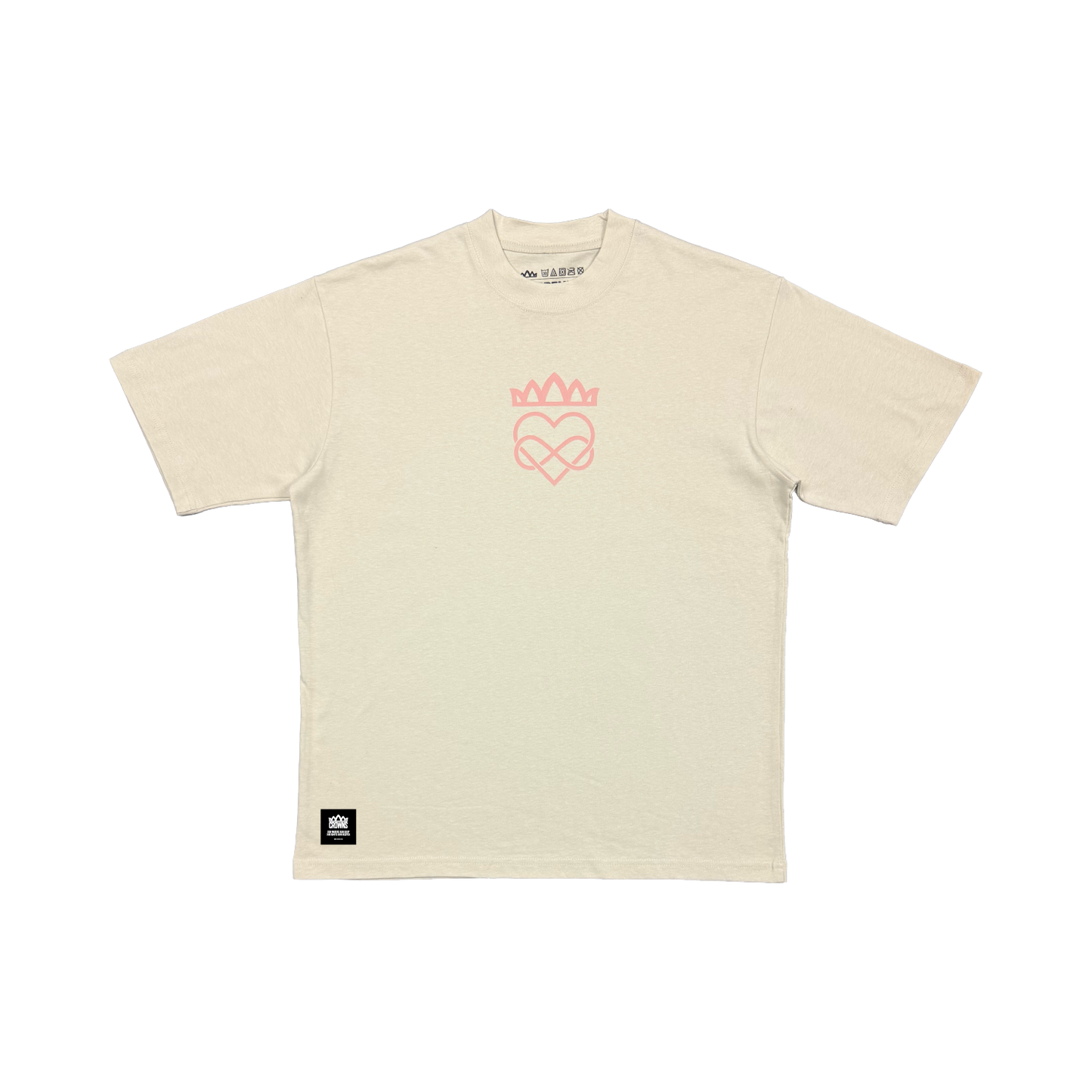 Nana's Love Tee - Pink on Cream
