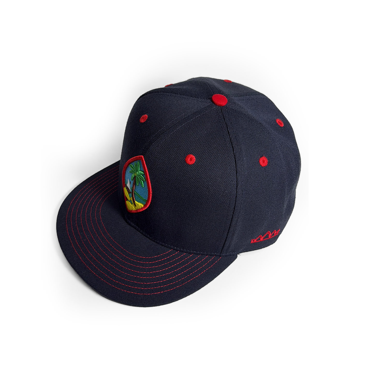 GU Seal Snapback - Navy w/ Stitched Brim