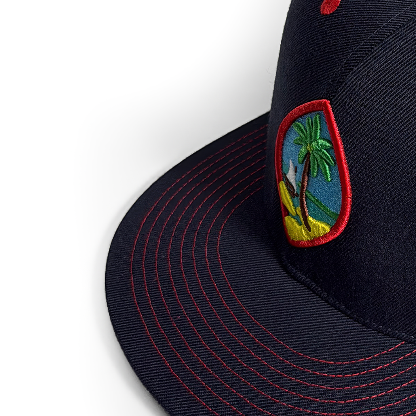 GU Seal Snapback - Navy w/ Stitched Brim