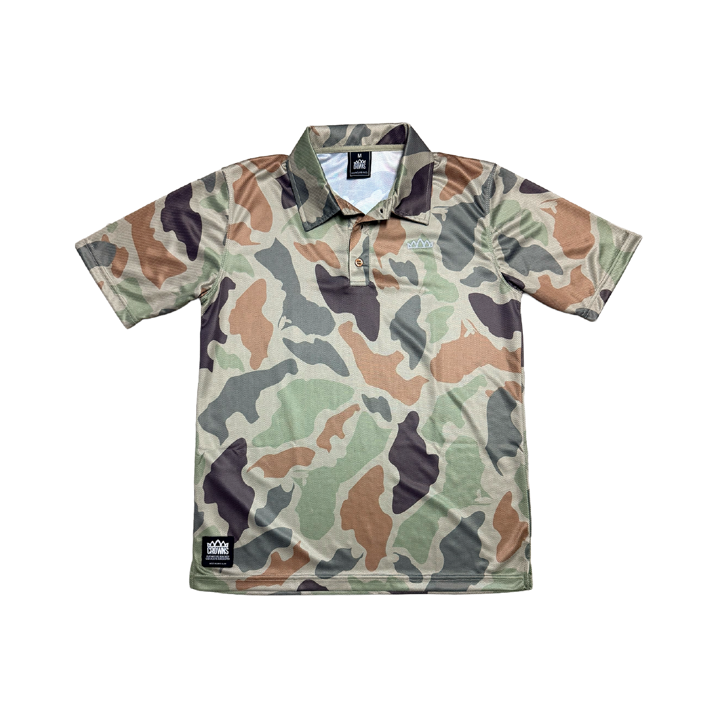 Solo Logo Performance Polo - Marianas Camo