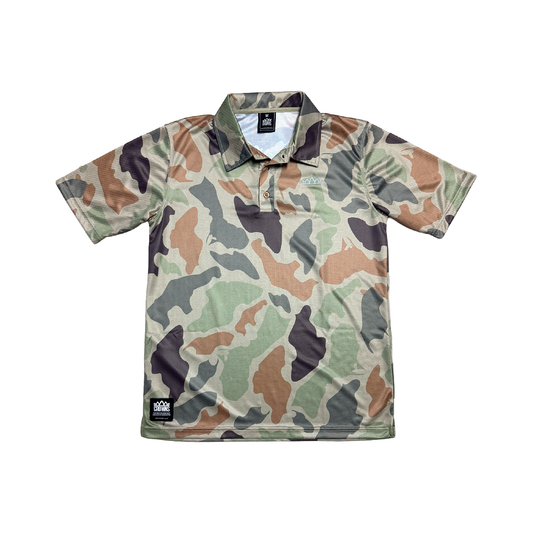 Solo Logo Performance Polo - Marianas Camo