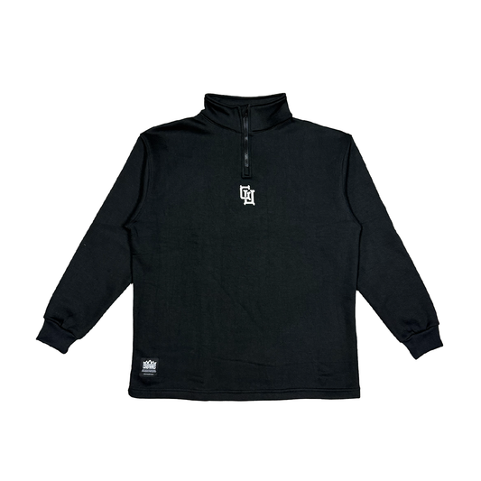 GU Bones Fleece 1/4 Zip- Black Coal