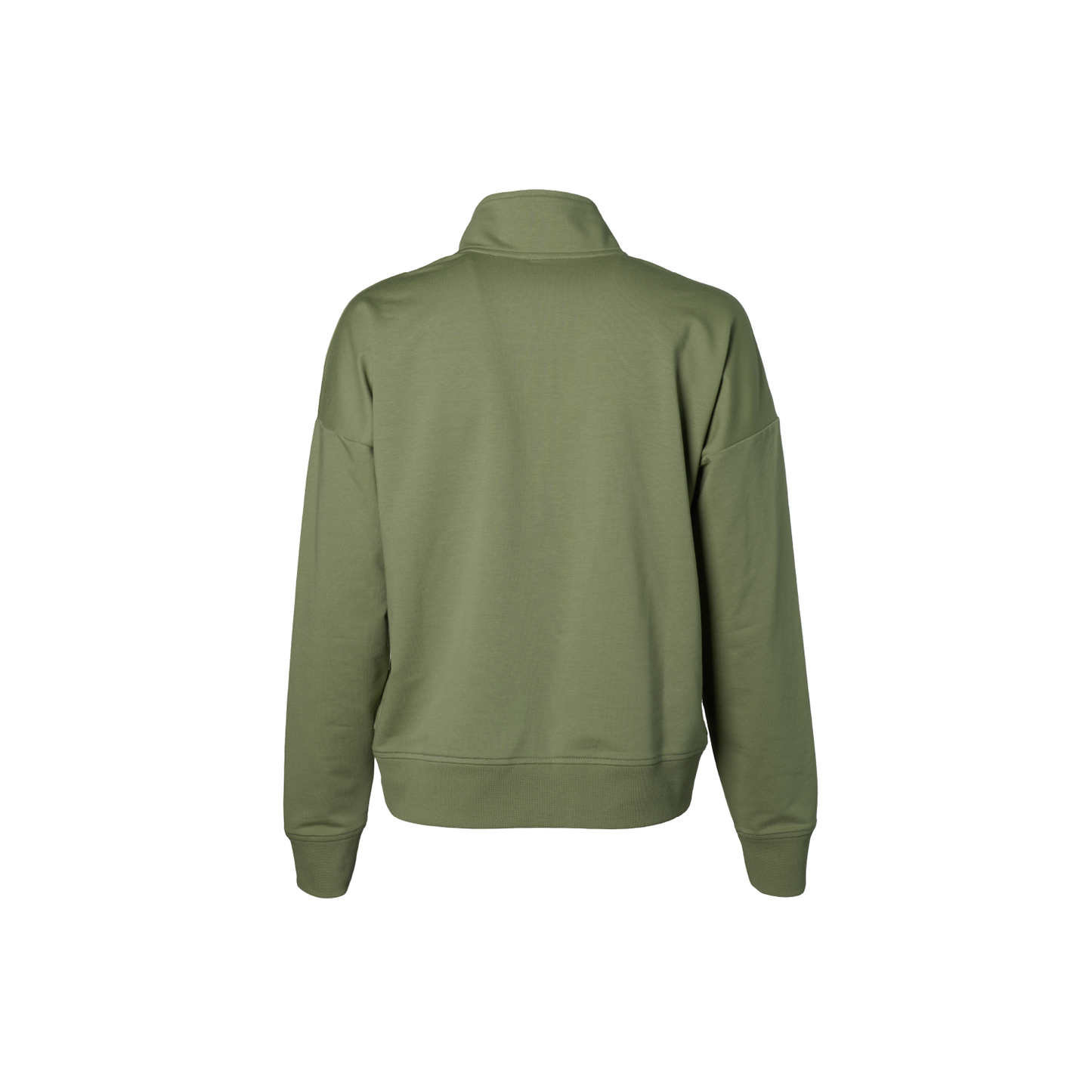 Solo Logo Cropped 1/4 Zip - Olive