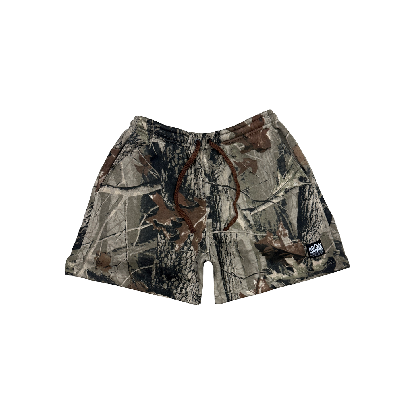 Hafa Adai Fleece Shorties - Deep Fall Camo