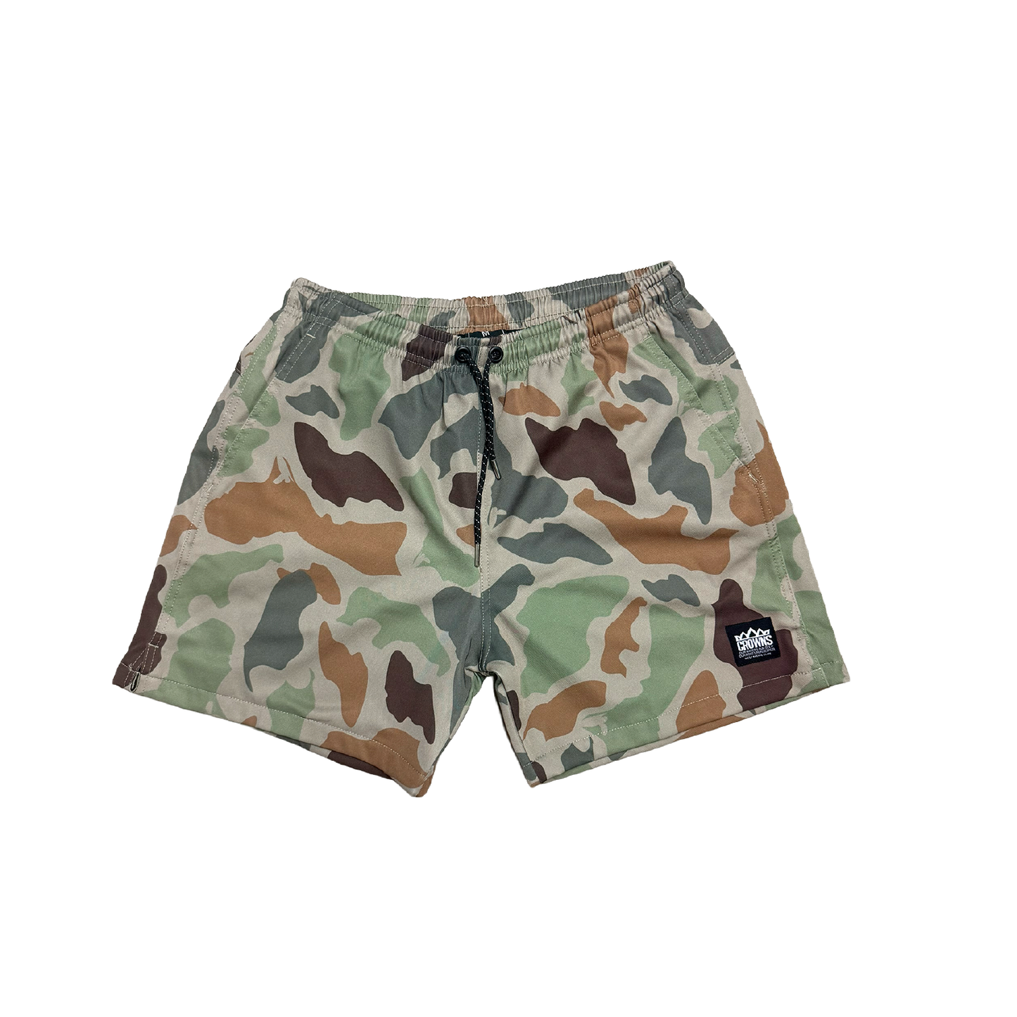 Solo Logo Shorties- Marianas Camo