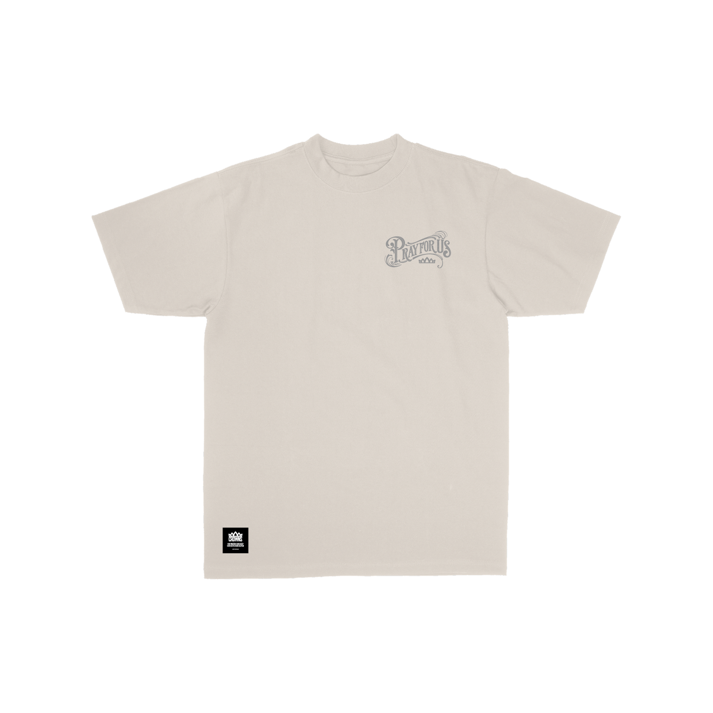 PRE ORDER - SMK Pray for Us Mantle Tee- Bone