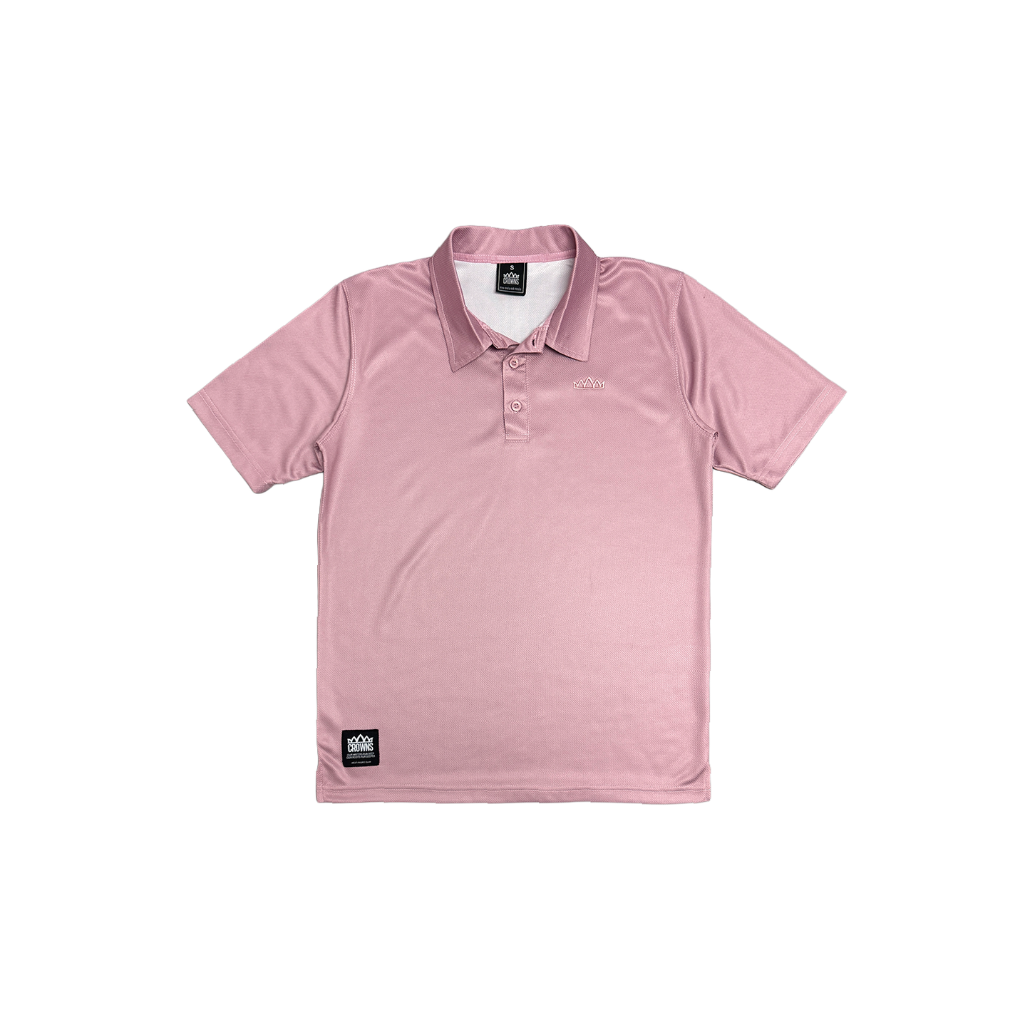 Solo Logo Performance Polo - Fig (Pink)