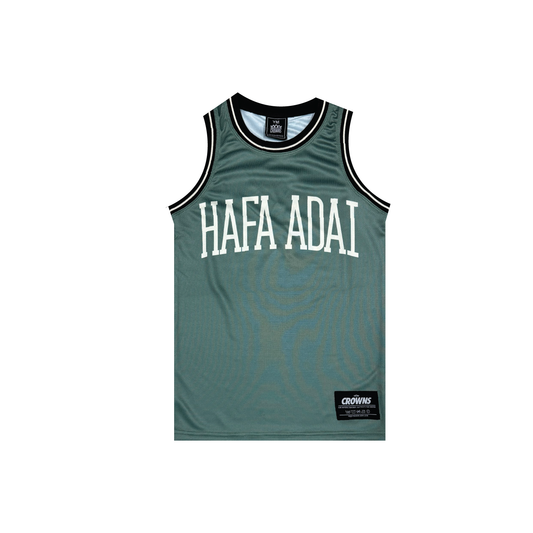 Hafa Adai Kid's Mesh Jersey Tank - Rancheru Green
