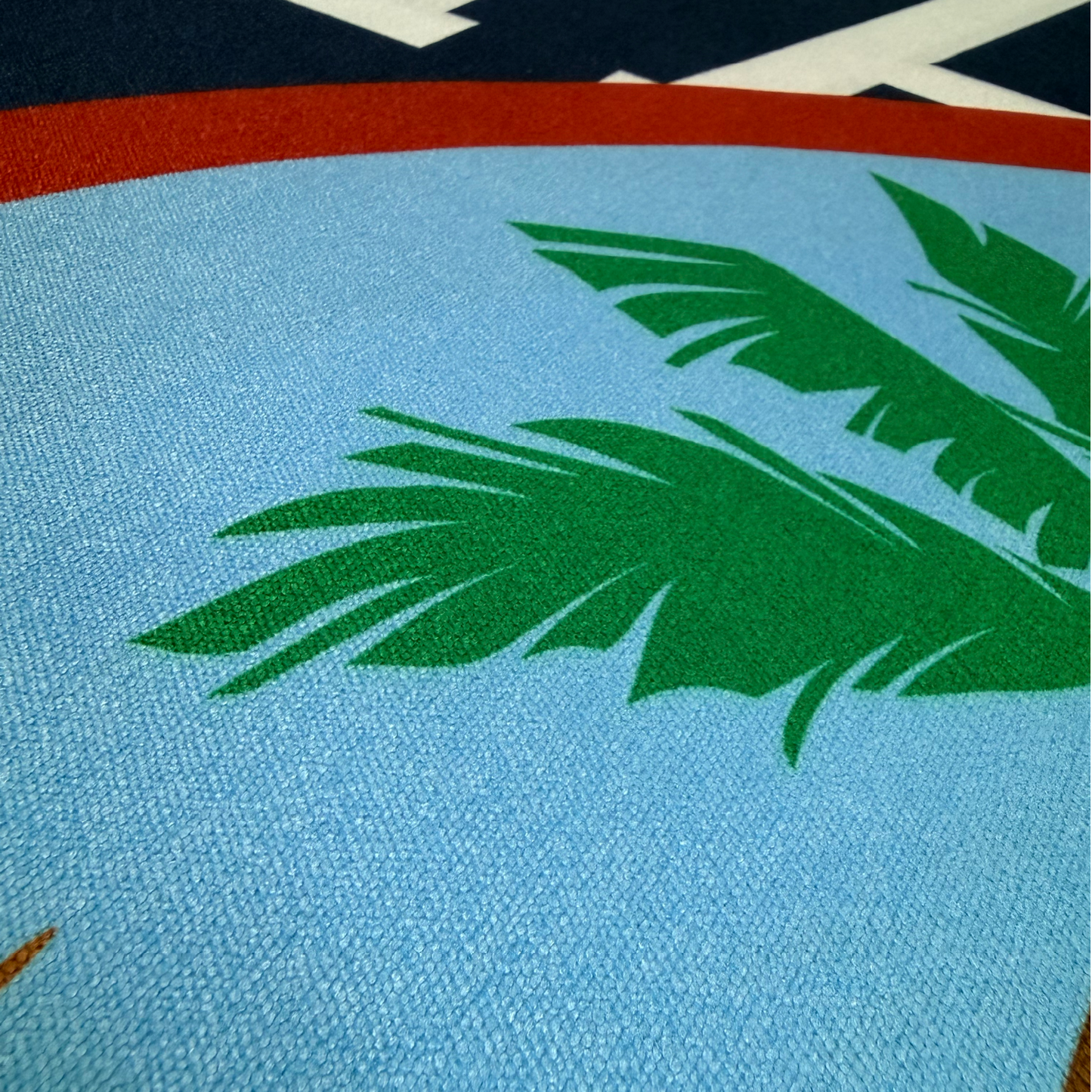 Hafa Adai Seal Beach Towel - Black