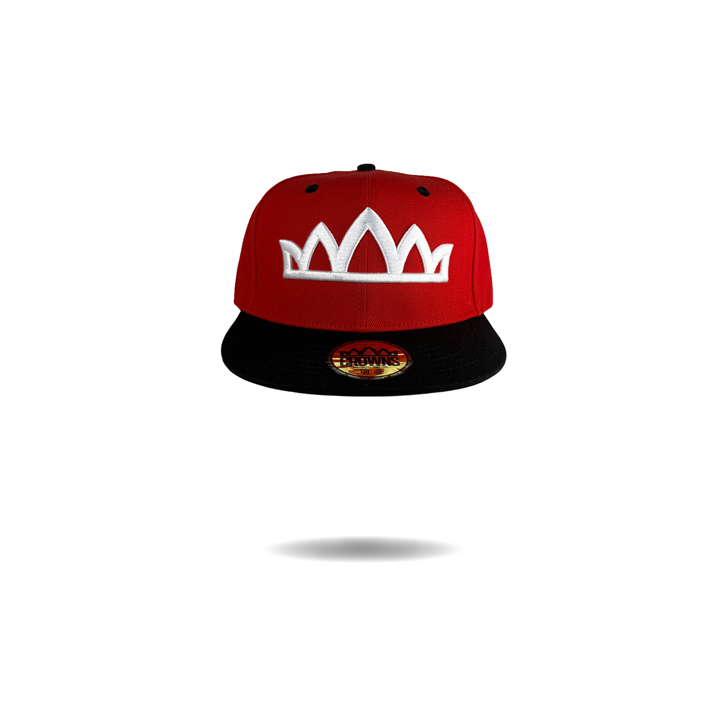 Solo Logo Snapback - Red w/ White Logo and Black Brim