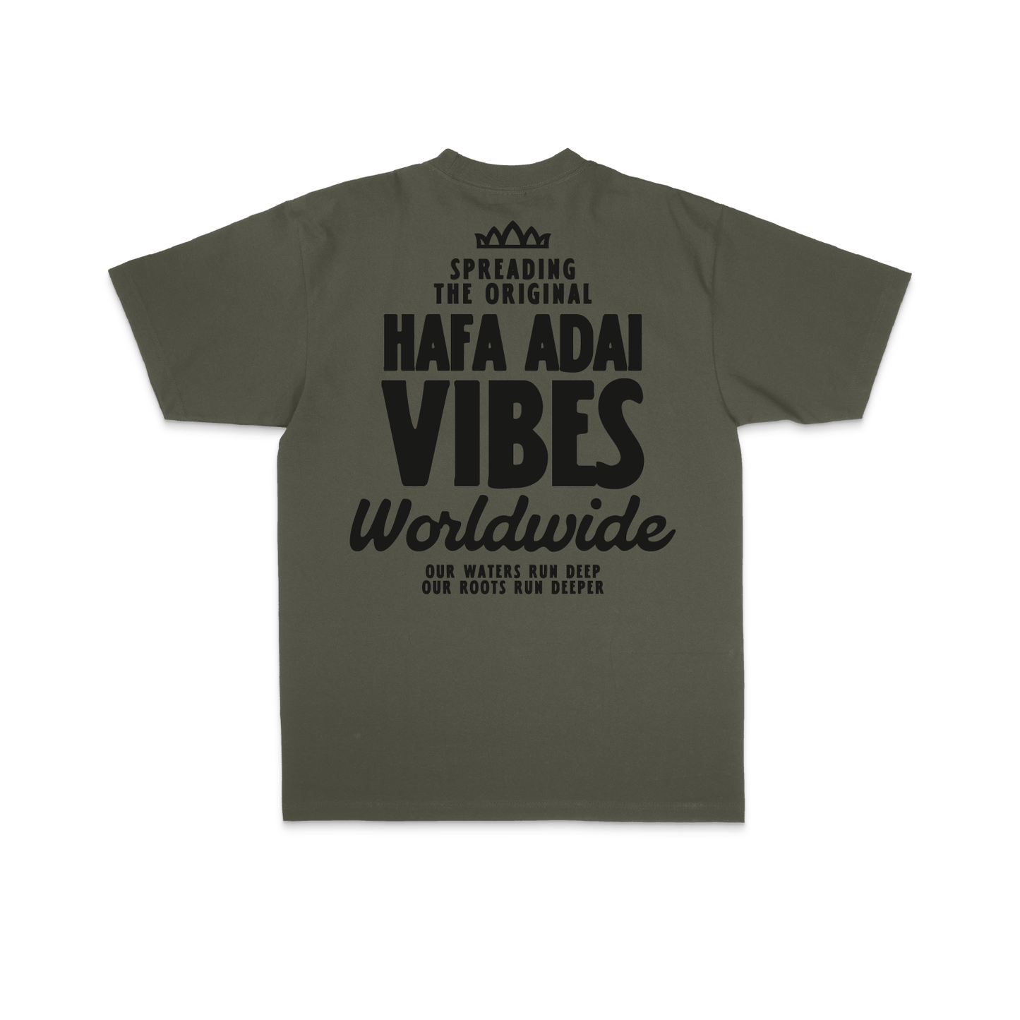 Hafa Adai Vibes Tee - Olive