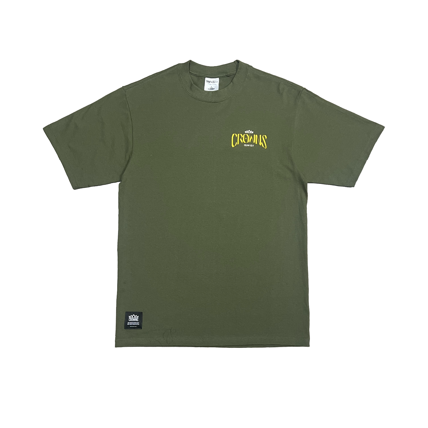 Village Origins Tee - Honey on Olive