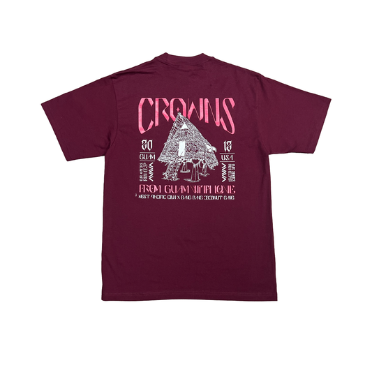 Village Origins Tee - Burgundy