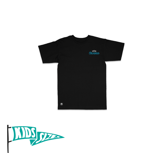 Waves of Neon Youth Tee- Black
