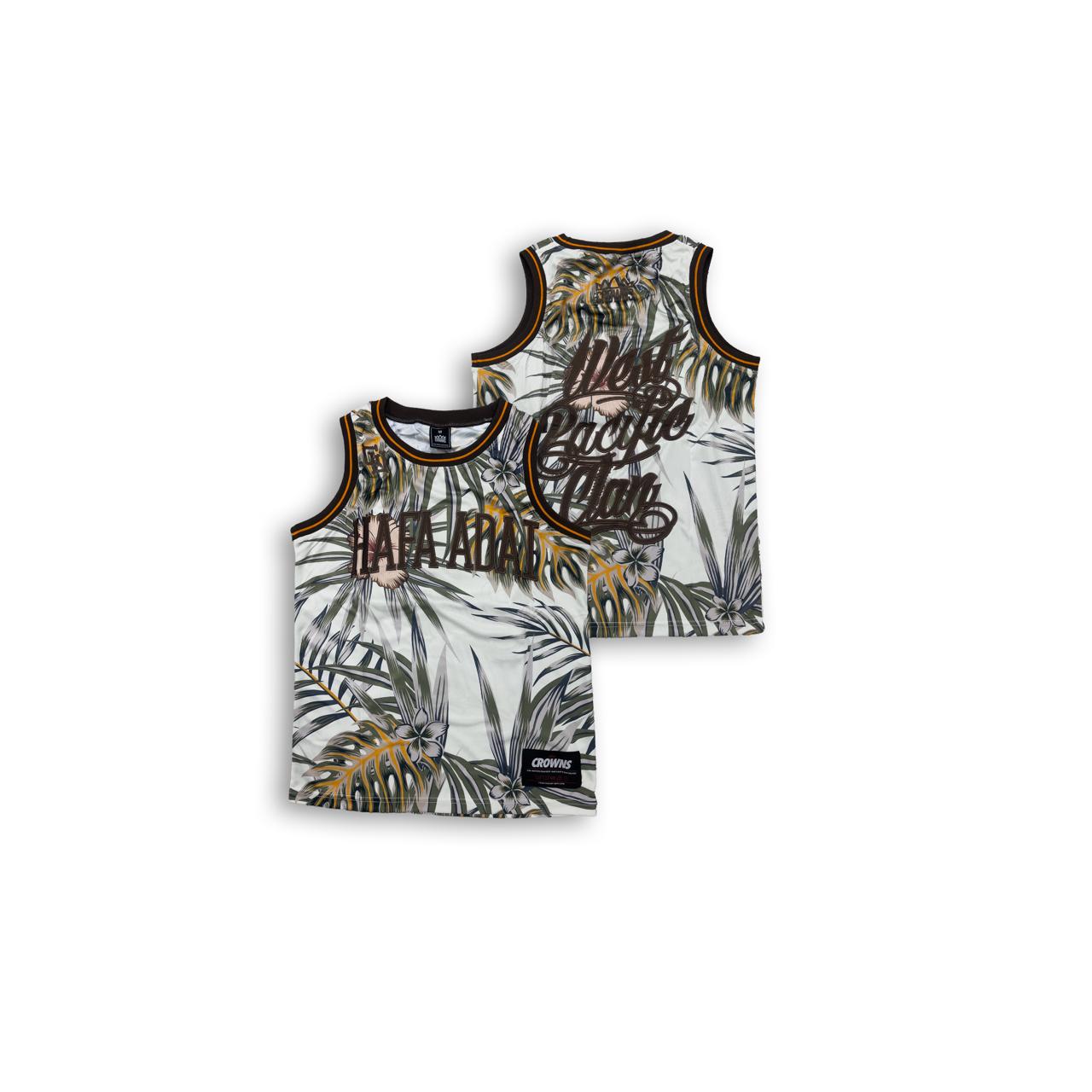 Hafa Adai Kids  Mesh Tank - Light Tropical Bark