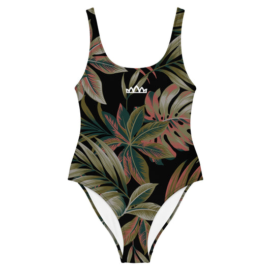 Midnight Floral One piece Swimsuit (Deluxe)