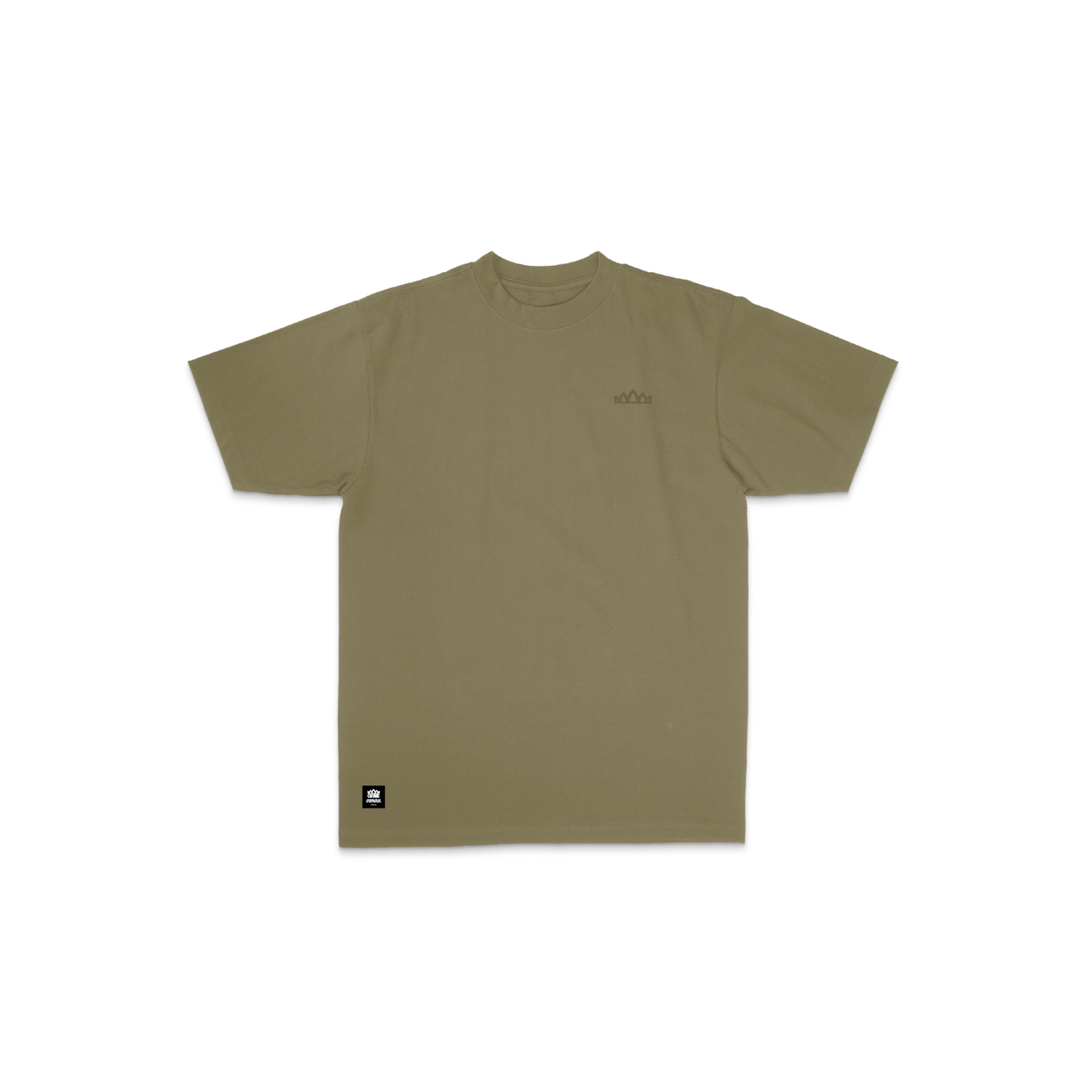 Premium Logo Tee- Greige