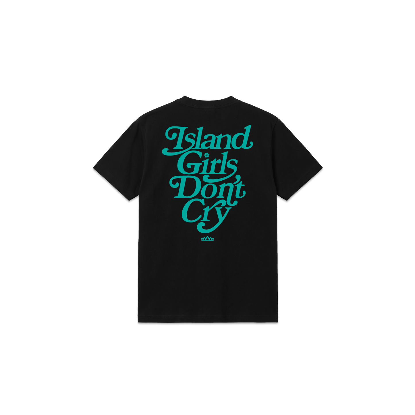 Island Girls Don't Cry - Black w/ Teal