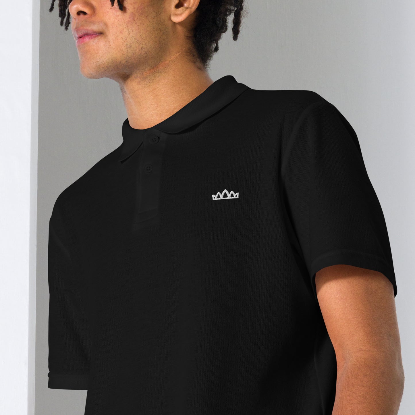 Crown Logo Embroidered Polo (Deluxe)