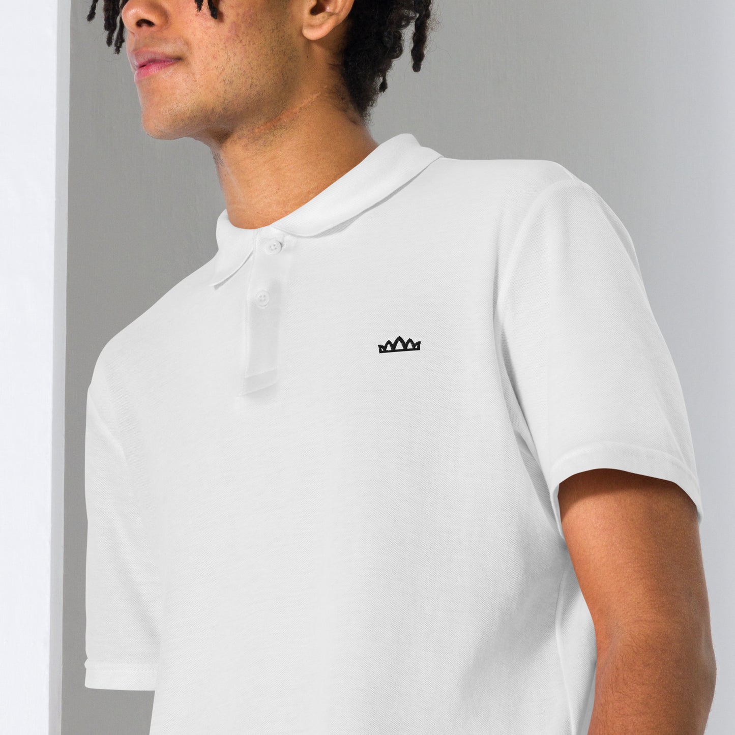 Crown Logo Embroidered polo (Made to Order)