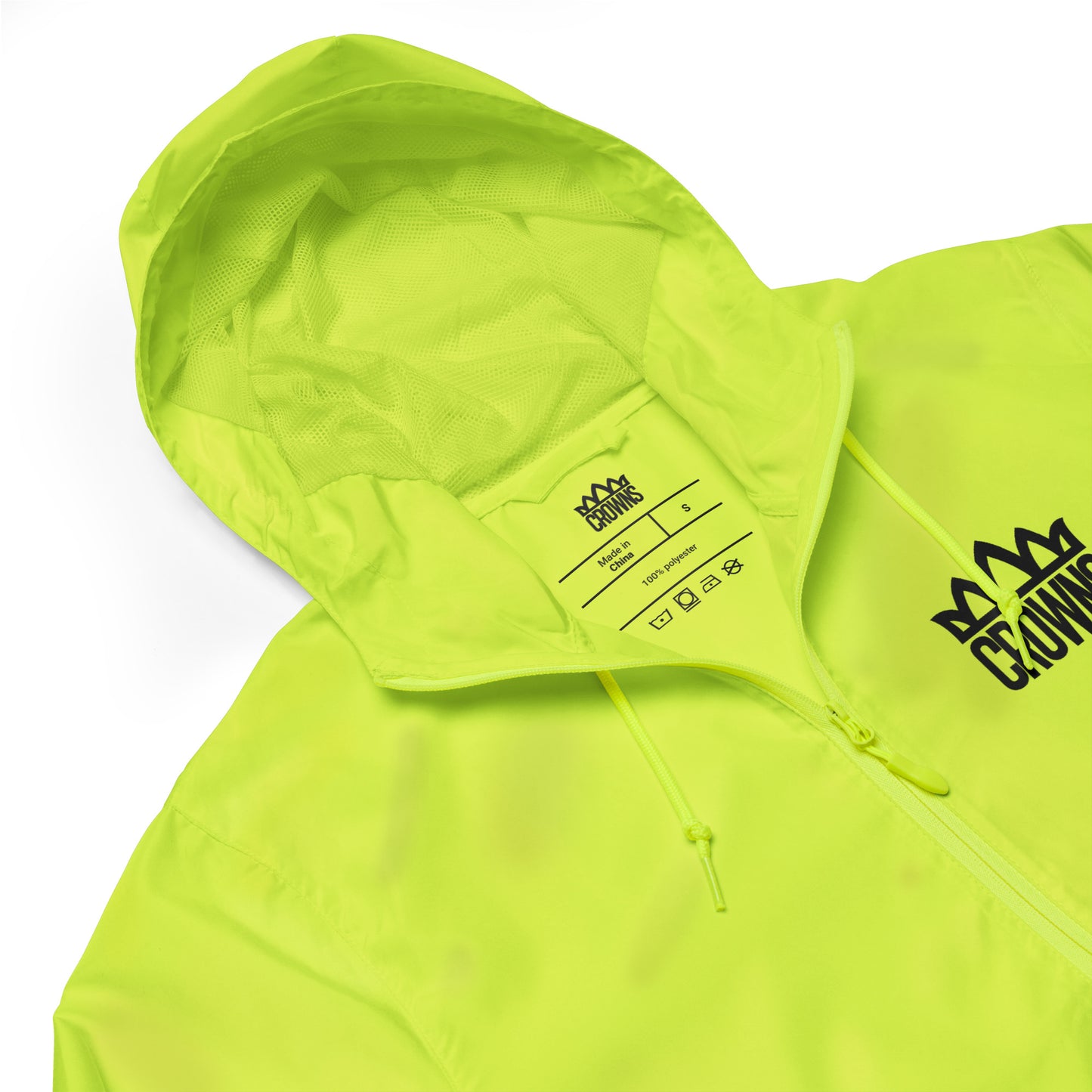 Logo lightweight zip-up windbreaker: Volt (Made to Order)